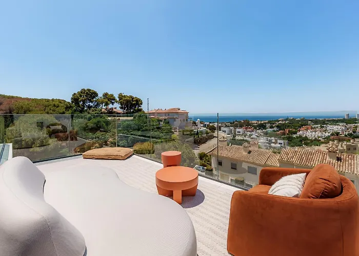 Vida - Luxury Panorama Seaview Penthouse In Organic-boho Design With Pool, Gym, Marbella