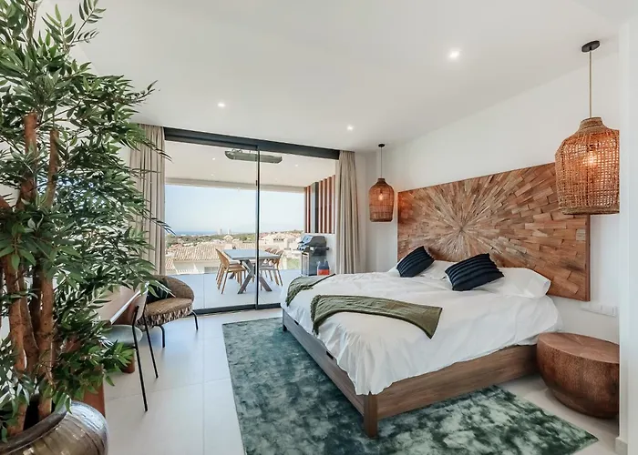 Vida - Luxury Panorama Seaview Penthouse In Organic-boho Design With Pool, Gym, *