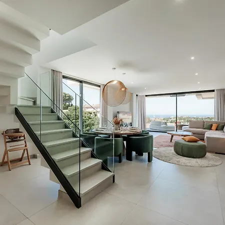 Vida - Luxury Panorama Seaview Penthouse In Organic-boho Design With Pool, Gym, Marbella