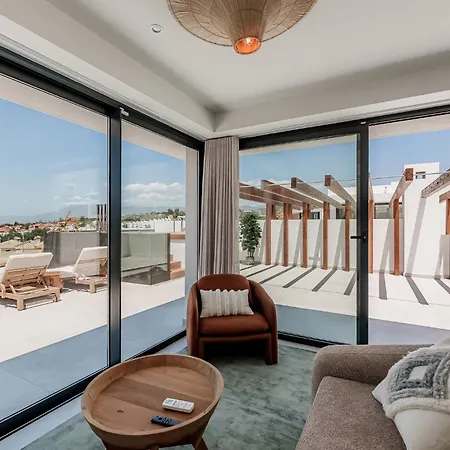 Vida - Luxury Panorama Seaview Penthouse In Organic-boho Design With Pool, Gym, Marbella