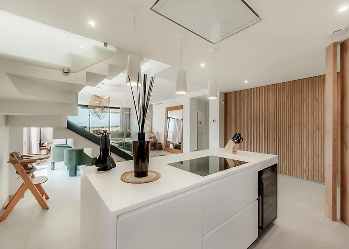 Apartmán Vida - Luxury Panorama Seaview Penthouse In Organic-boho Design With Pool, Gym, *