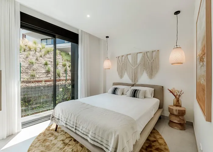 Apartmán Vida - Luxury Panorama Seaview Penthouse In Organic-boho Design With Pool, Gym,