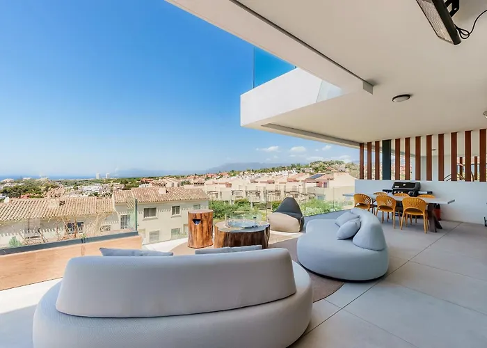 Appartement Vida - Luxury Panorama Seaview Penthouse In Organic-boho Design With Pool, Gym, *